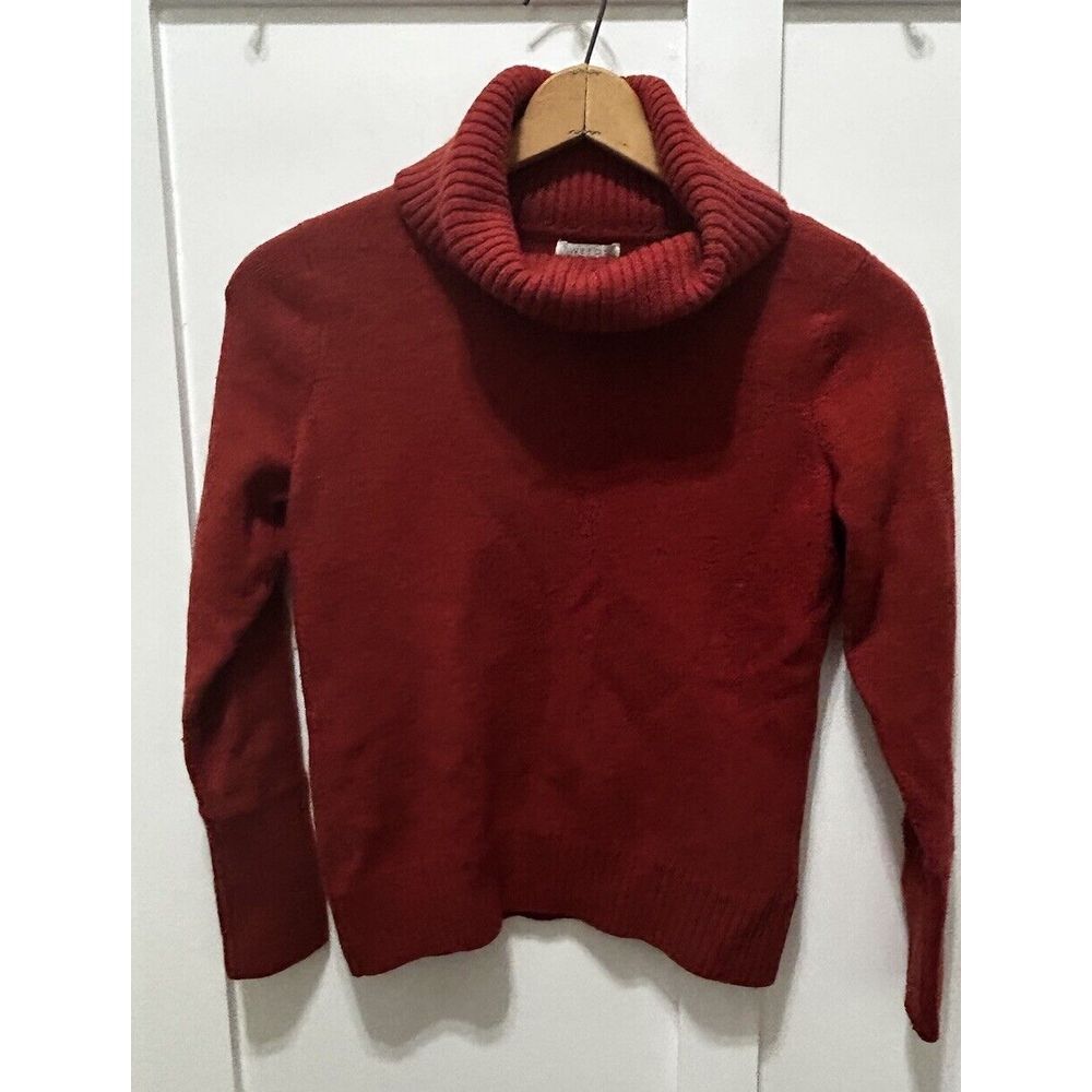 Tweeds 100% Merino Wool Italian Marine Red‎  Sweater Large